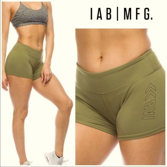 IAB | No Ride 3" Workout Crossfit Shorts Army | 6 - Picture 1 of 8